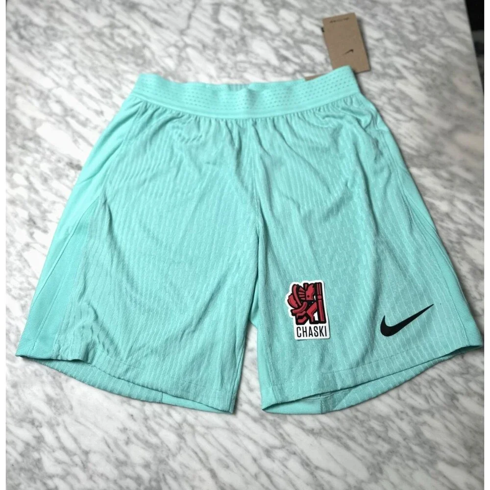 Nike Vapor Vaporknit Football Shorts Dri Fit FZ9352-354 Turquoise Men's Med NEW